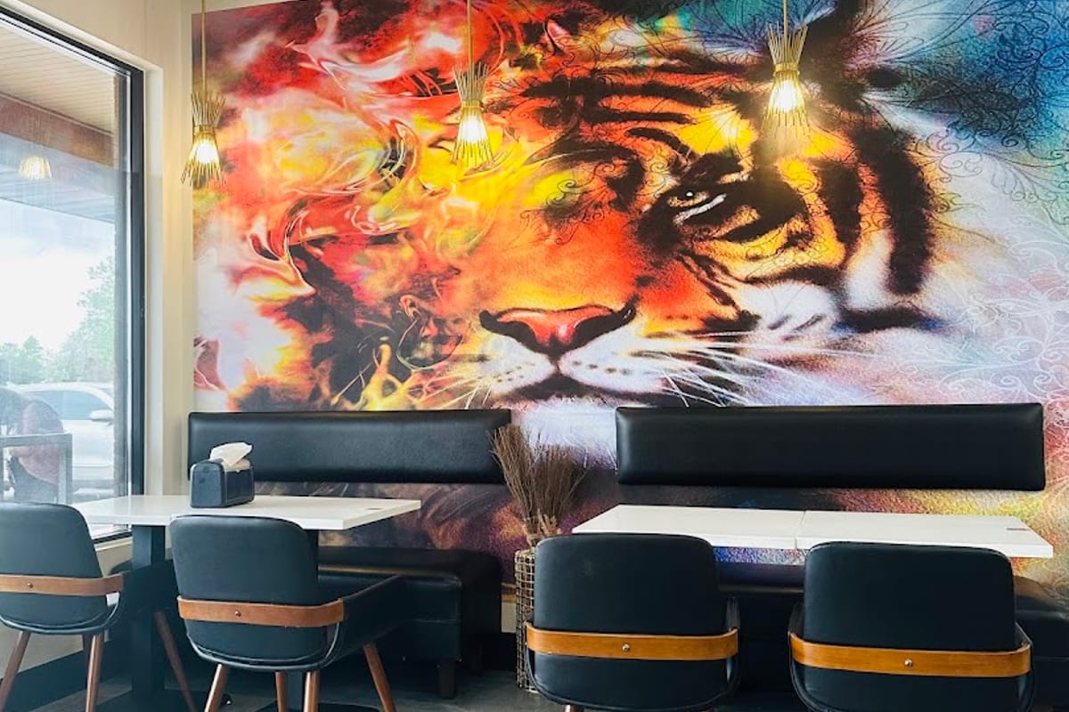 Tiger Den Tea House dining area