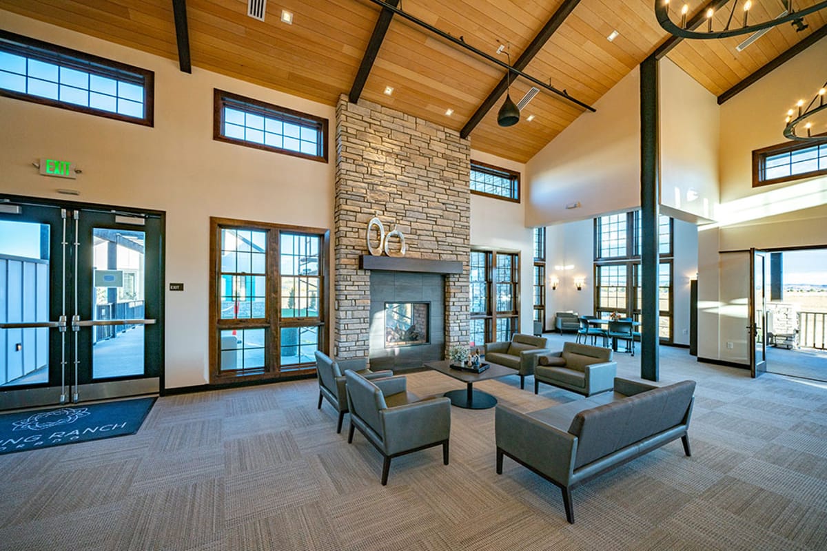 Sterling Ranch Overlook clubhouse exterior — Providence Village rec center