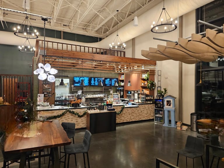 Atlas Coffee atmosphere and seating
