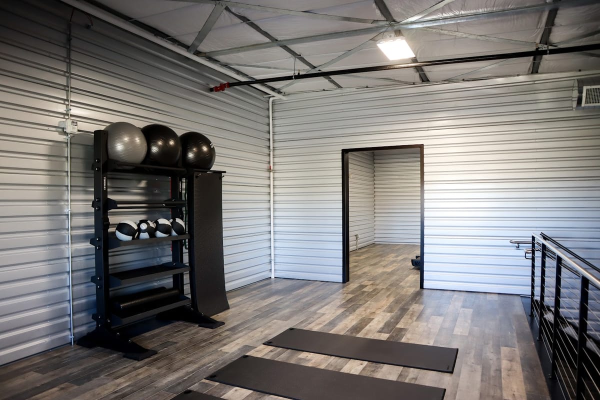 Interior view of Aesthetix Gym