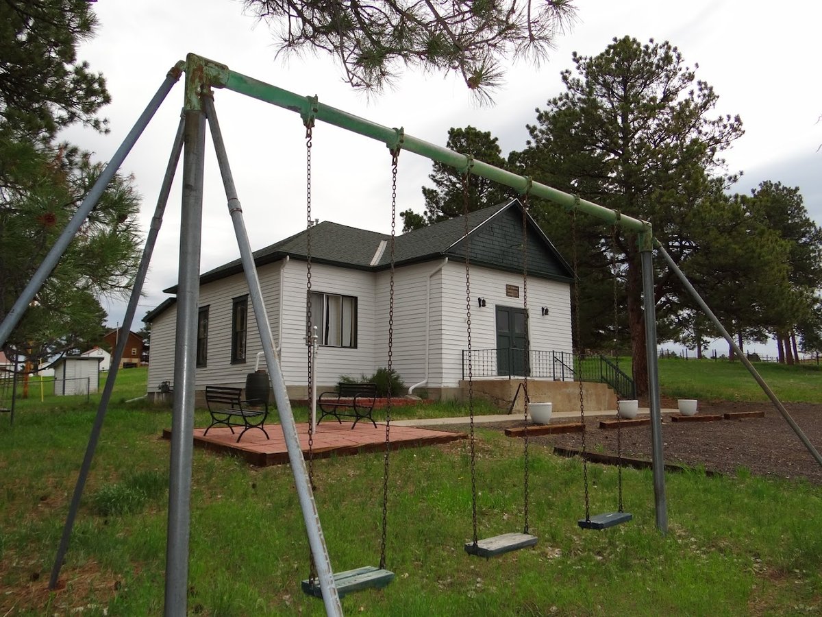 Interior view of Hilltop Schoolhouse