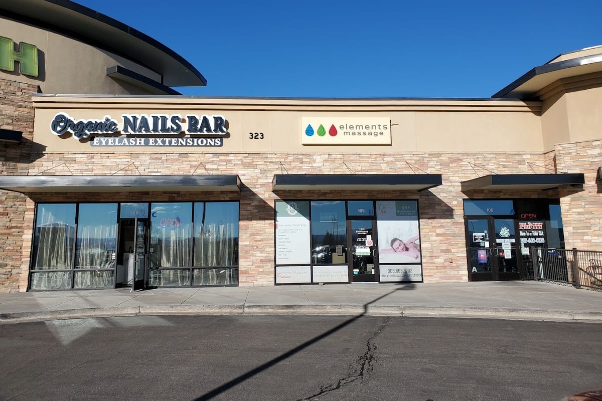 Interior view of Elements Massage