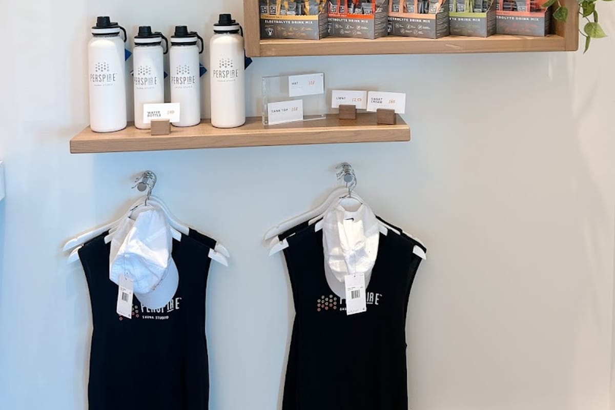 Perspire Sauna Studio featured offerings