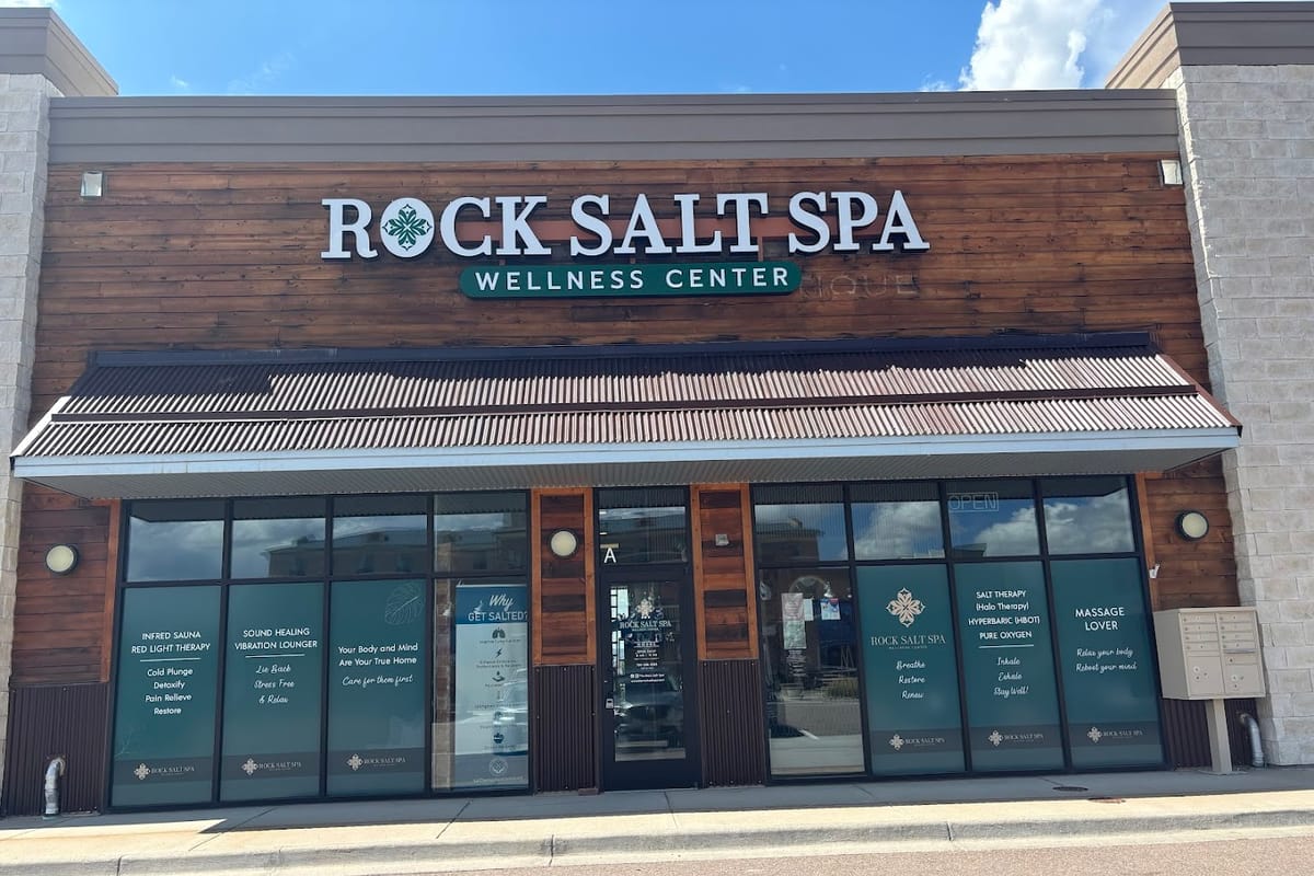 The Rock Salt Spa dining area