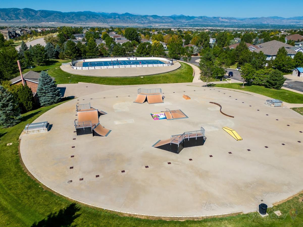 Tanks Skate Park park in Highlands Ranch, Colorado