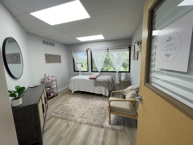 Interior view of Lashes with Katie