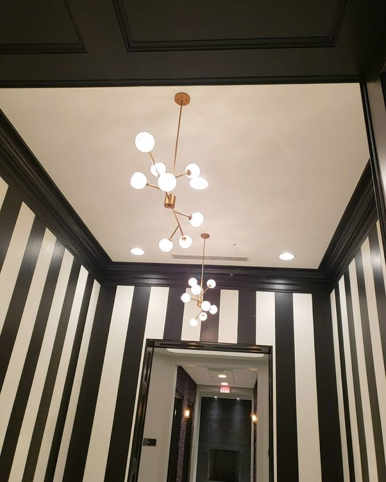 Interior view of NV Salons