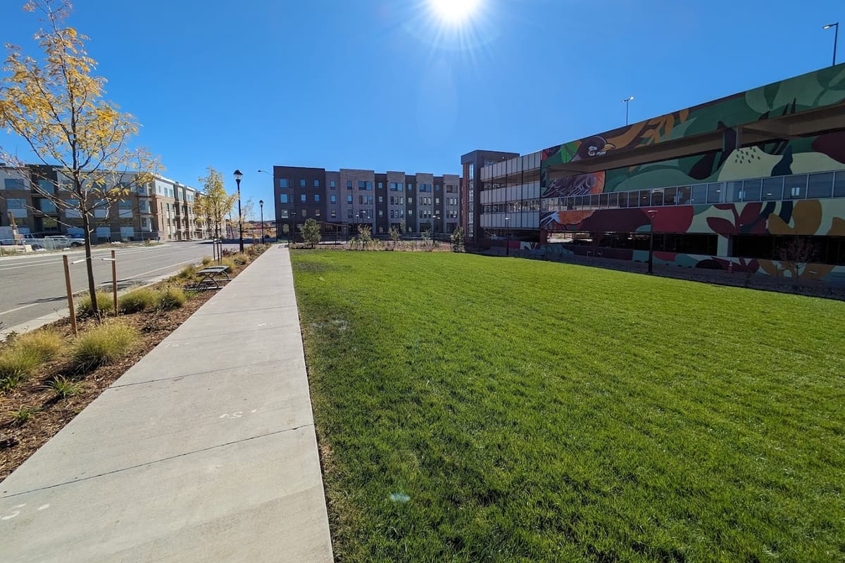 Larry L. Levin Park atmosphere and seating