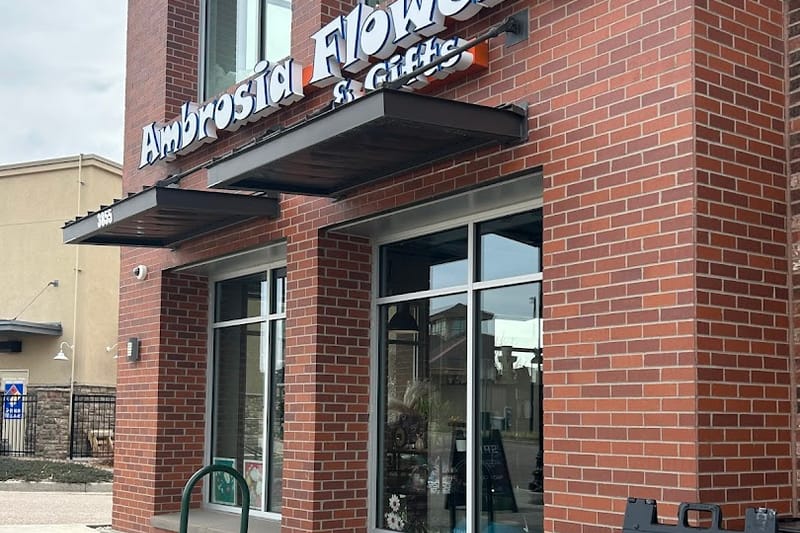 Ambrosia Flowers and Gifts retail store in Castle Rock, Colorado