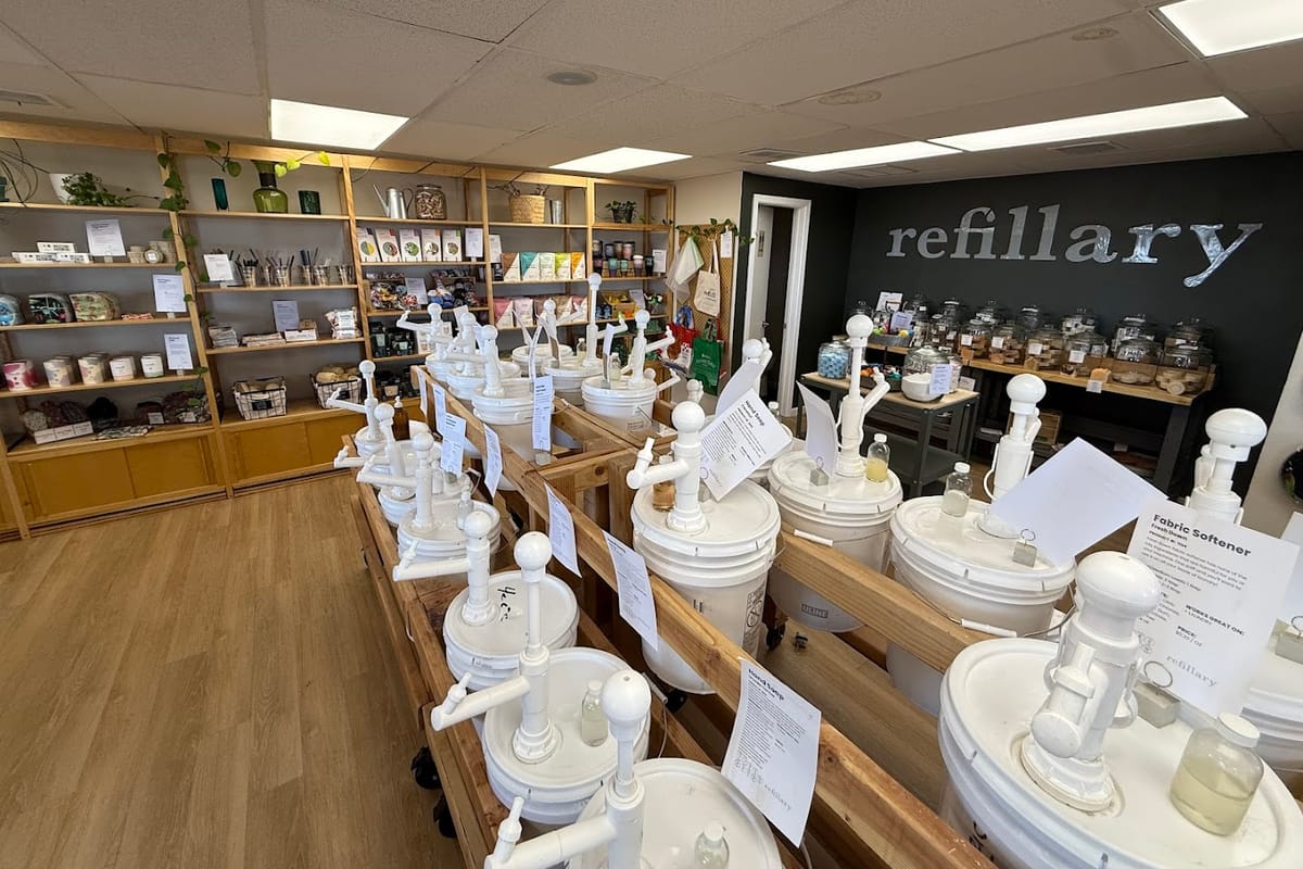 Interior view of Refillary