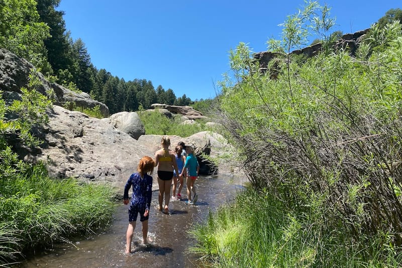 Lake Gulch Trail park in Franktown, Colorado