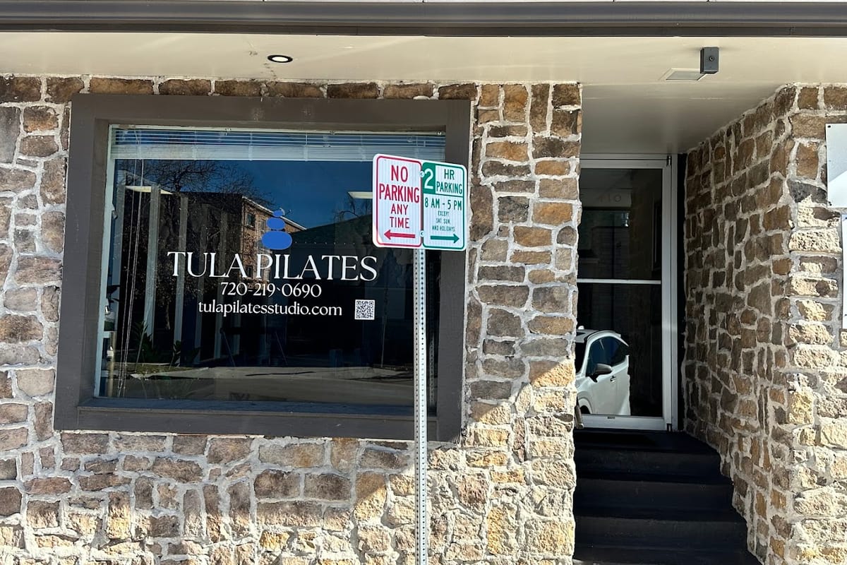 Tula Pilates exterior entrance