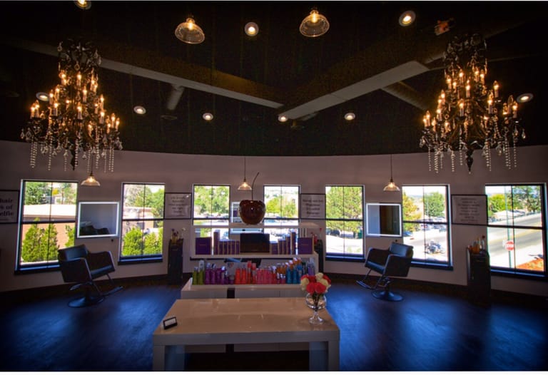 Loveboo Luxe Salon atmosphere and seating