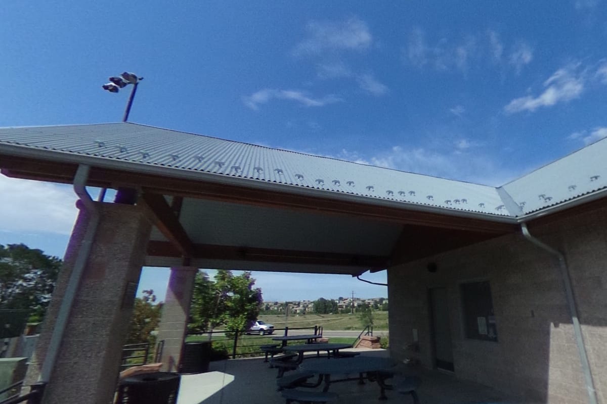 Lebsack Tennis Center exterior entrance