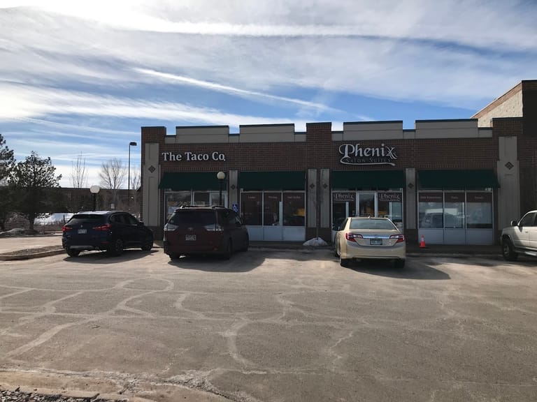 Phenix Salon Suites exterior entrance