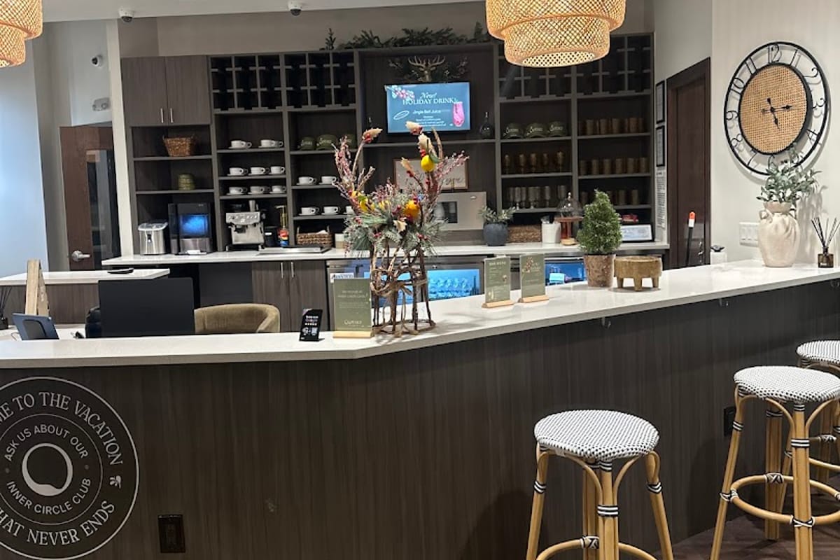 Olive Juice Beauty Bar atmosphere and seating