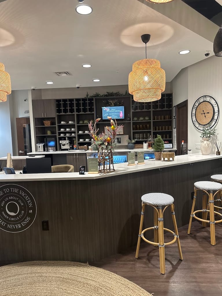 Olive Juice Beauty Bar atmosphere and seating