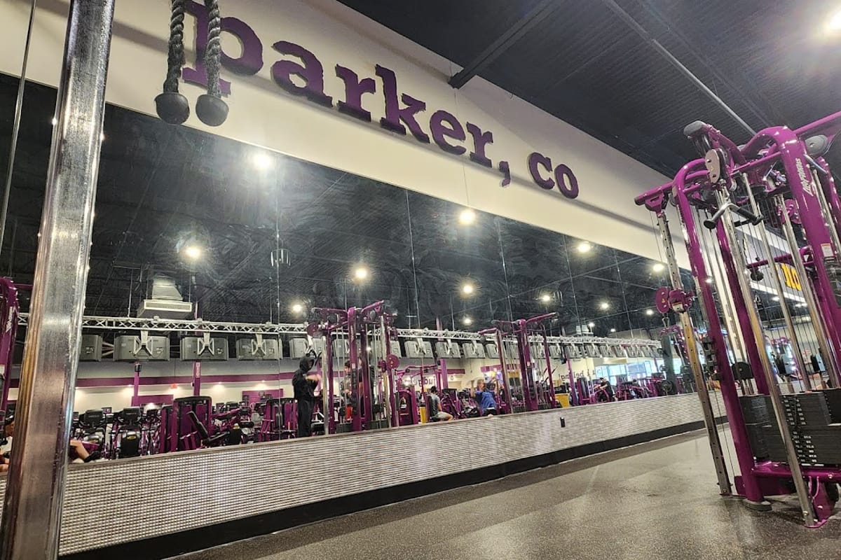 Interior view of Planet Fitness