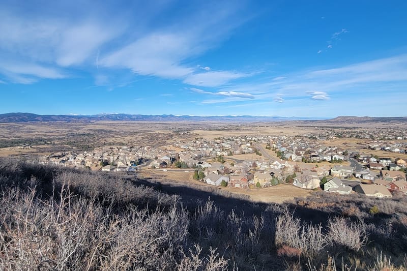 Ridgeline Trail park in Castle Rock, Colorado