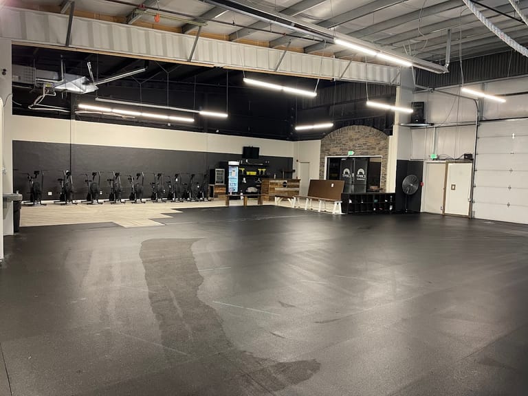 Interior view of CrossFit Castle Rock at Castle Rock Fitness
