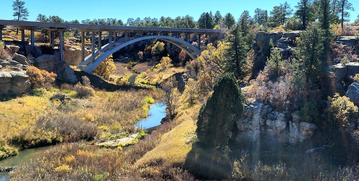 Interior view of East Canyon Preservation Trail