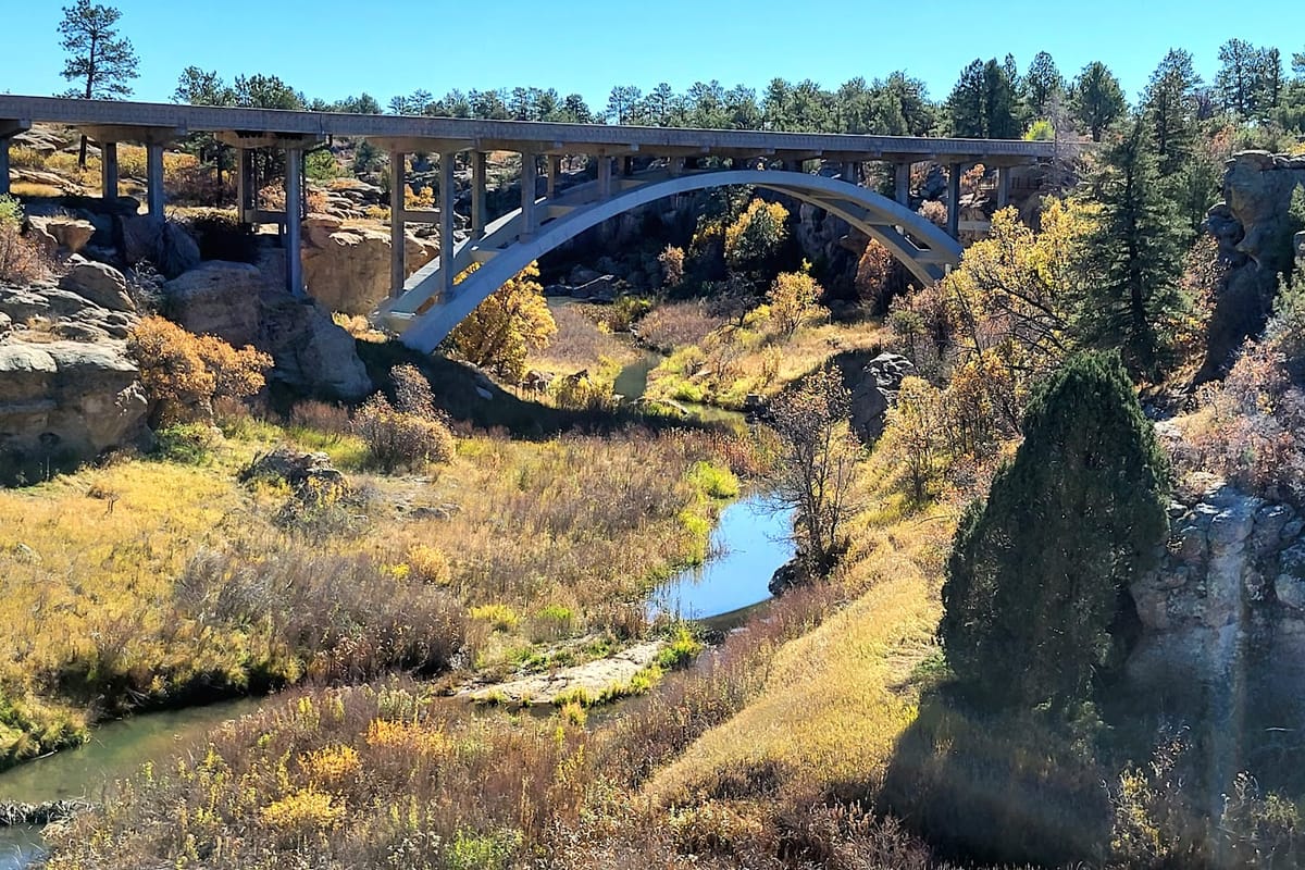 Interior view of East Canyon Preservation Trail