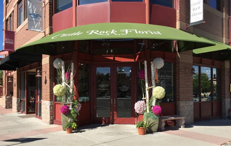 Castle Rock Florist retail store in Castle Rock, Colorado