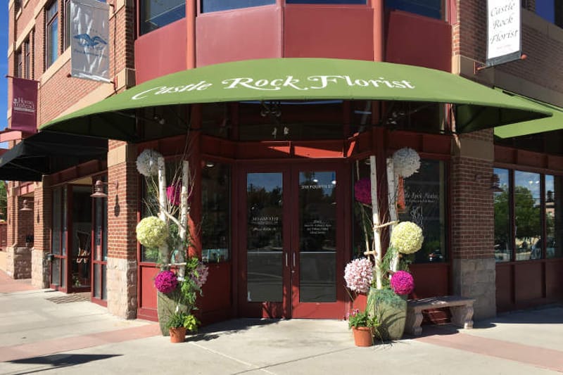Castle Rock Florist retail store in Castle Rock, Colorado