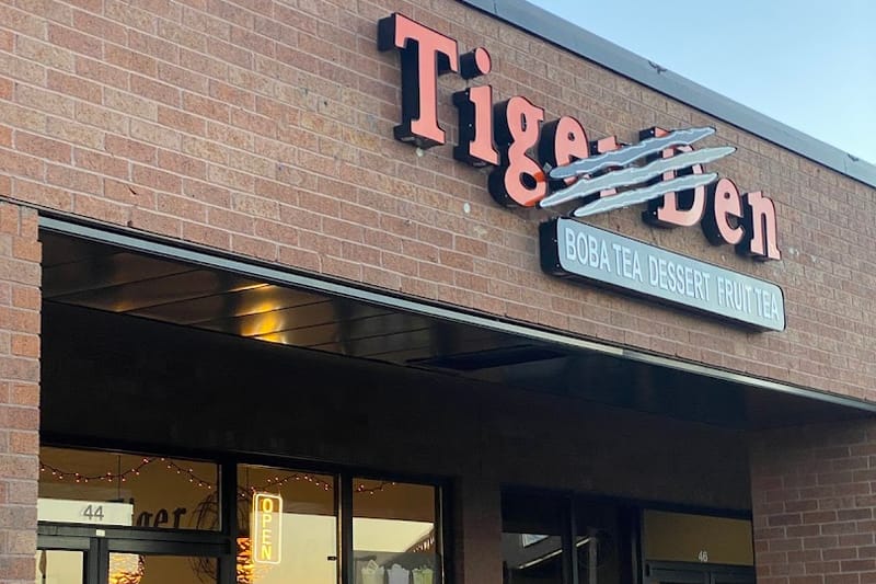 Tiger Den Tea House coffee shop in Highlands Ranch, Colorado