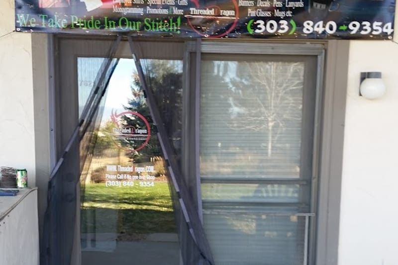 Threaded Dragon Custom Embroidery retail store in Parker, Colorado