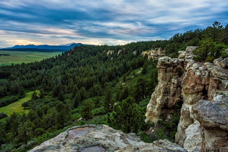 Spruce Mountain Open Space Trail park in Larkspur, Colorado