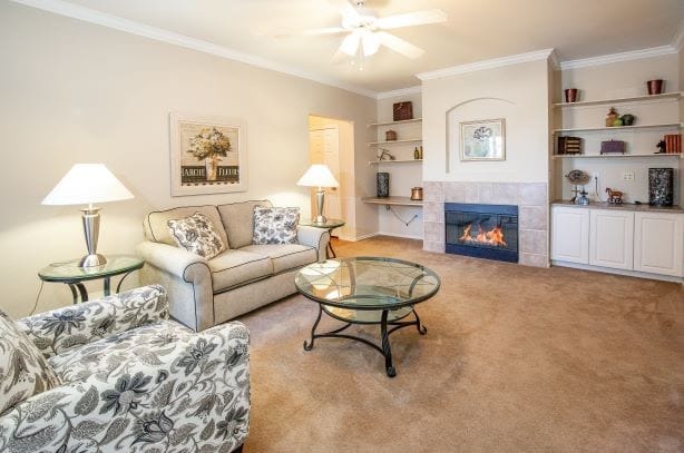 Trailside Apartments dining area
