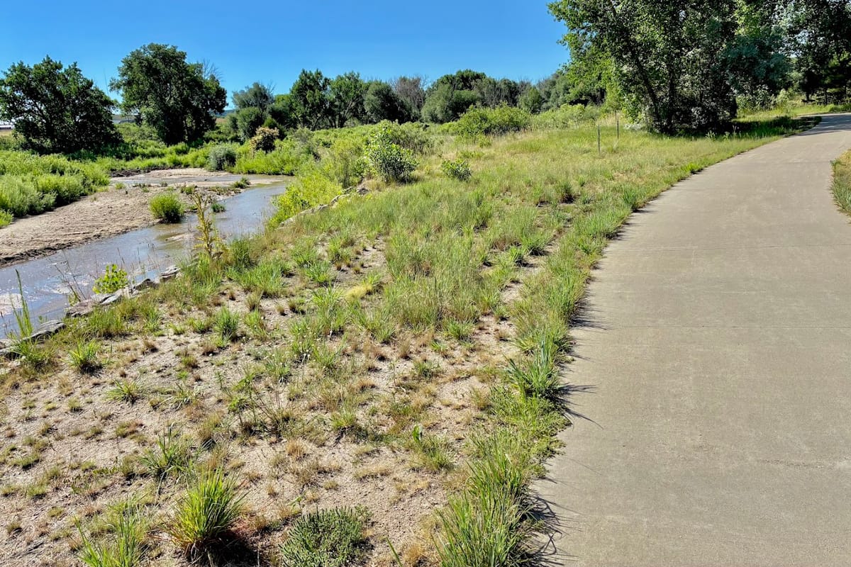 Interior view of Plum Creek Trailhead
