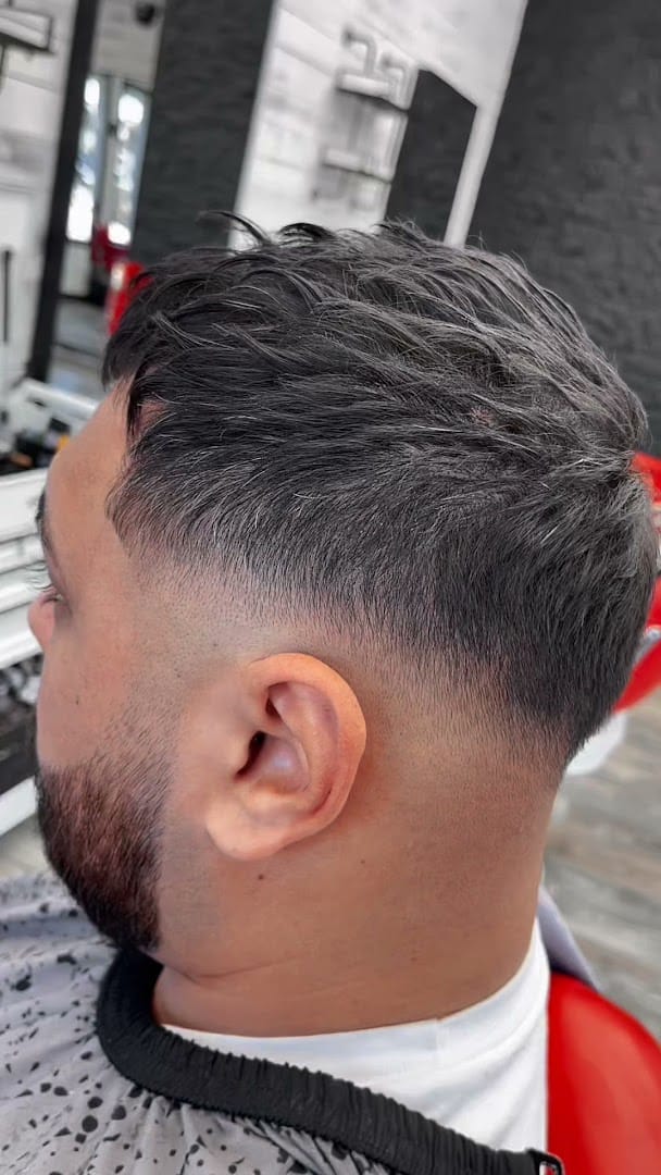 Interior view of Lofi barber