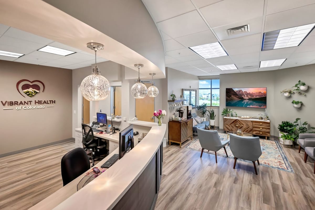 Interior view of Vibrant Health of Colorado