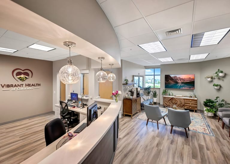 Interior view of Vibrant Health of Colorado