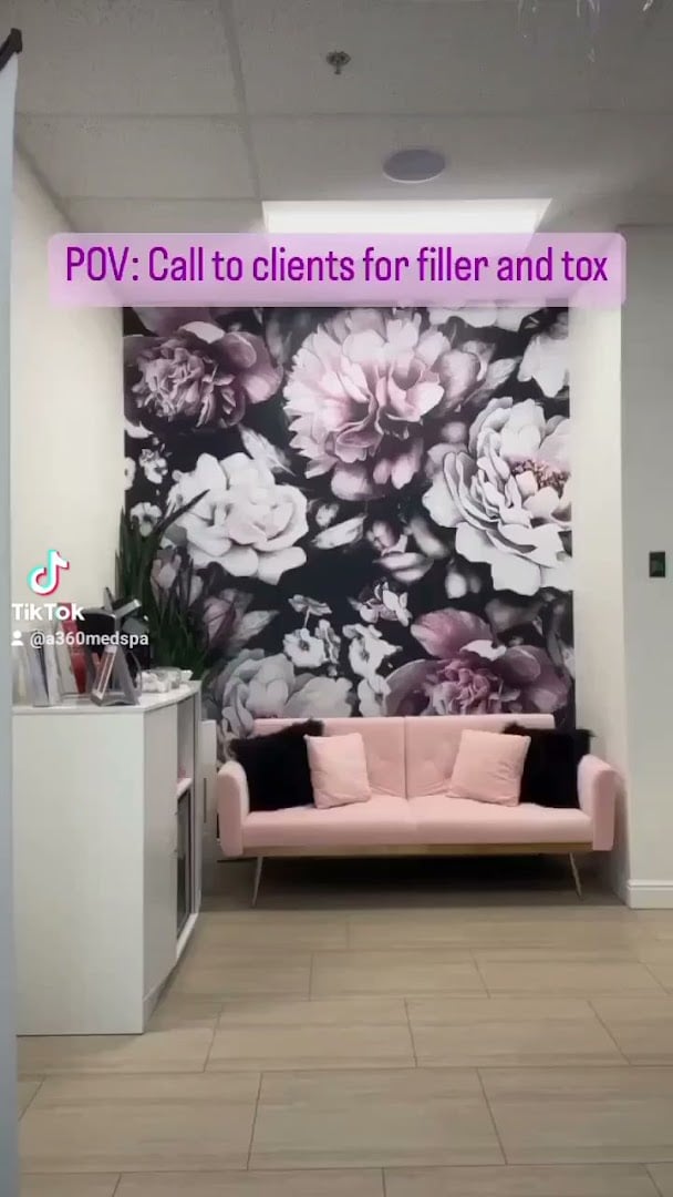 Interior view of Aesthetics 360 Lash & MedSpa