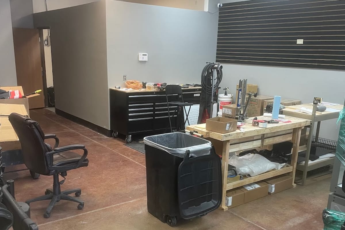 Base Camp Cyclery dining area
