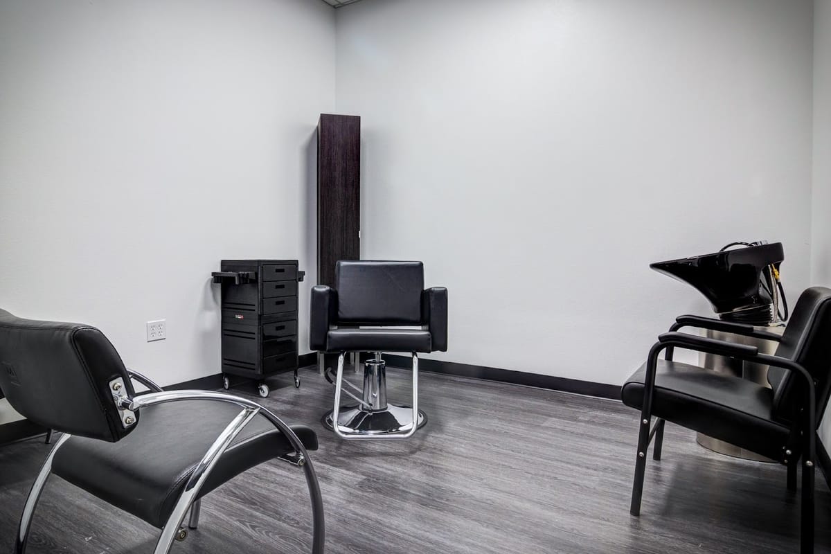 Interior view of Vesper Salon Studios