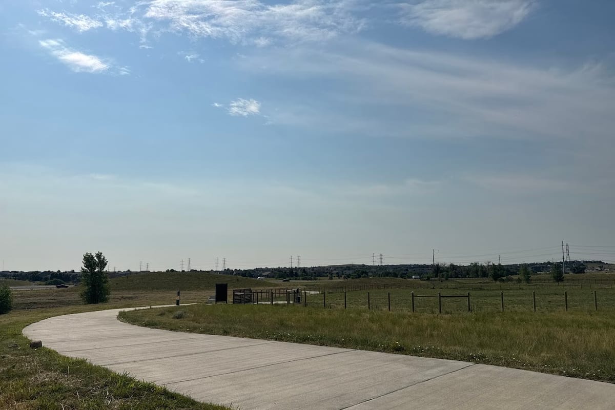 Interior view of Stepping Stone Dog Park