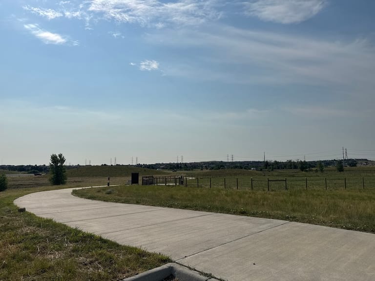 Interior view of Stepping Stone Dog Park