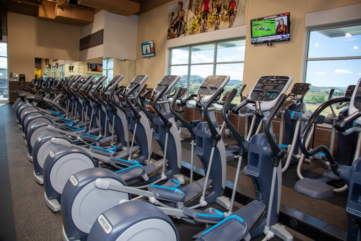 Interior view of 24 Hour Fitness