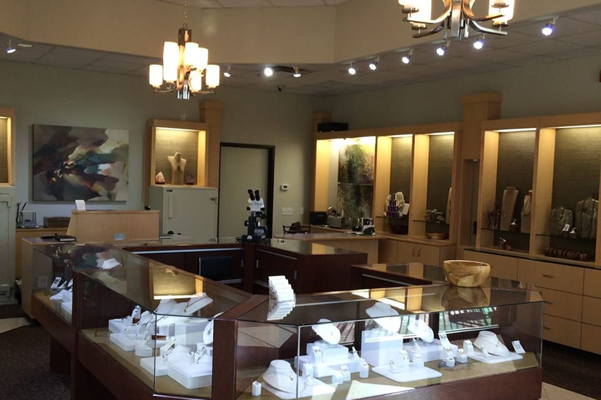 Interior view of Castle Pines Jewelers