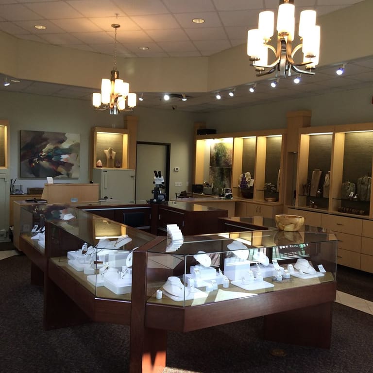 Interior view of Castle Pines Jewelers