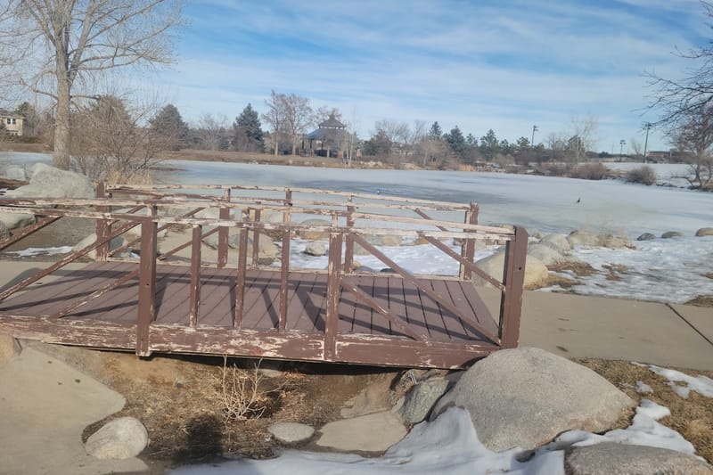 Paul's Pond park in Highlands Ranch, Colorado