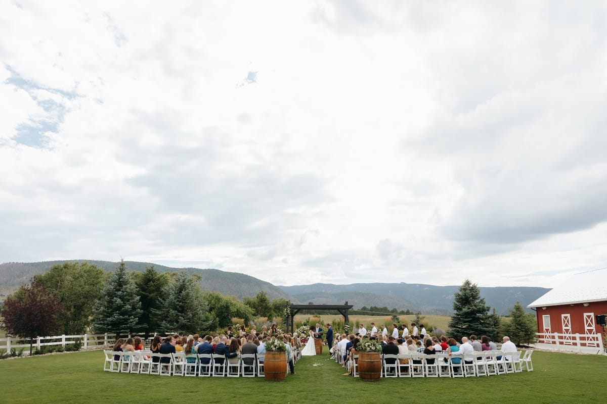The Venue at Crooked Willow Farms dining area