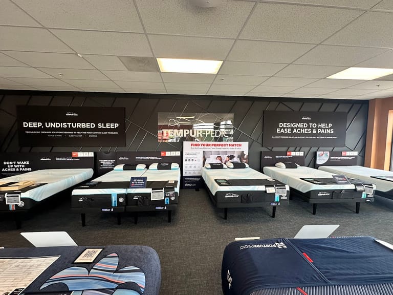 Interior view of Mattress Firm - Highlands Ranch