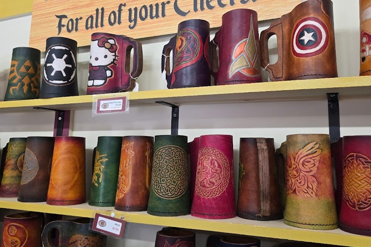 Interior view of Boars head leather