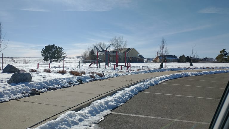 Interior view of Meridian Commons Park Exercise Station