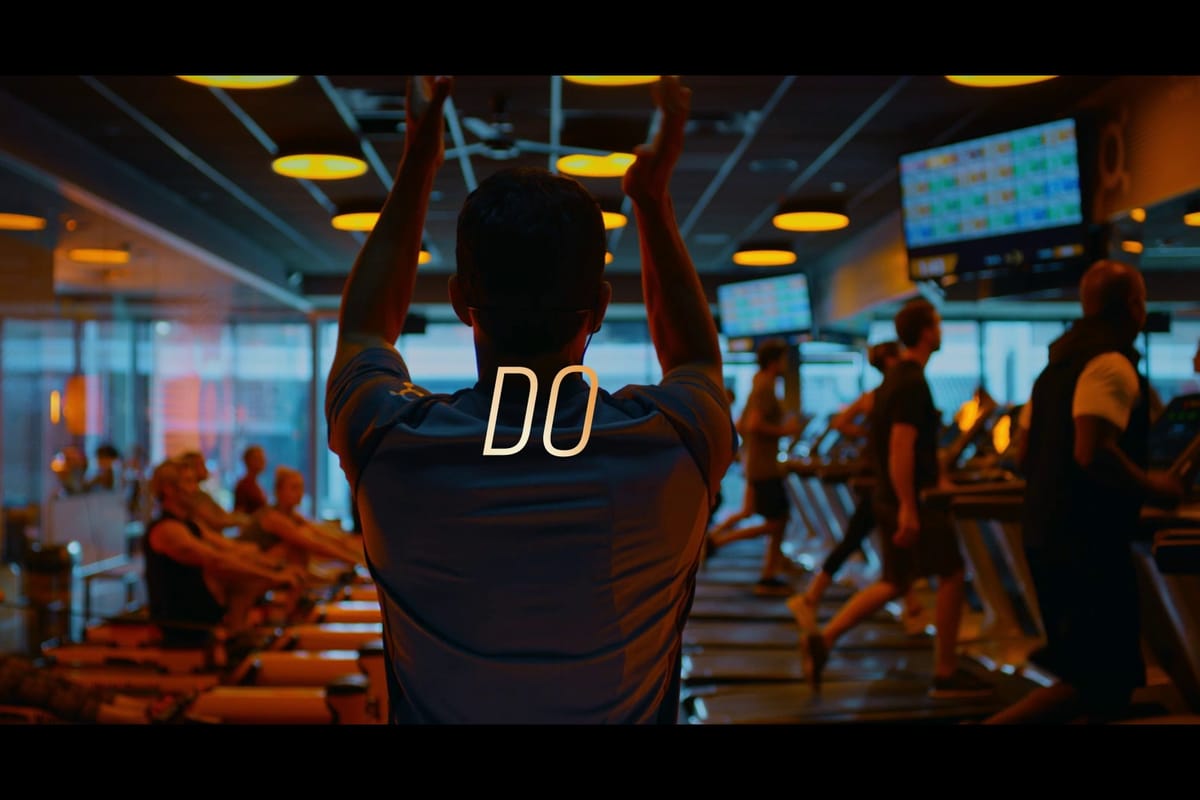 Interior view of Orangetheory Fitness